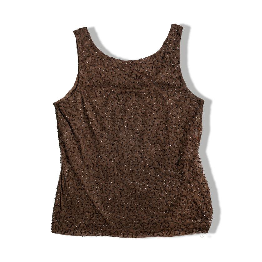 Amazing vintage top fully emboidered with beads