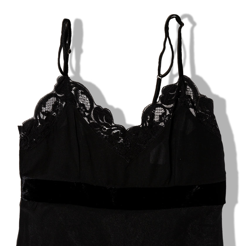 Super hot black asymmetrical dress with lace details (EU38/M)