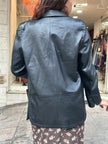 Vintage genuine leather jacket with soft fit