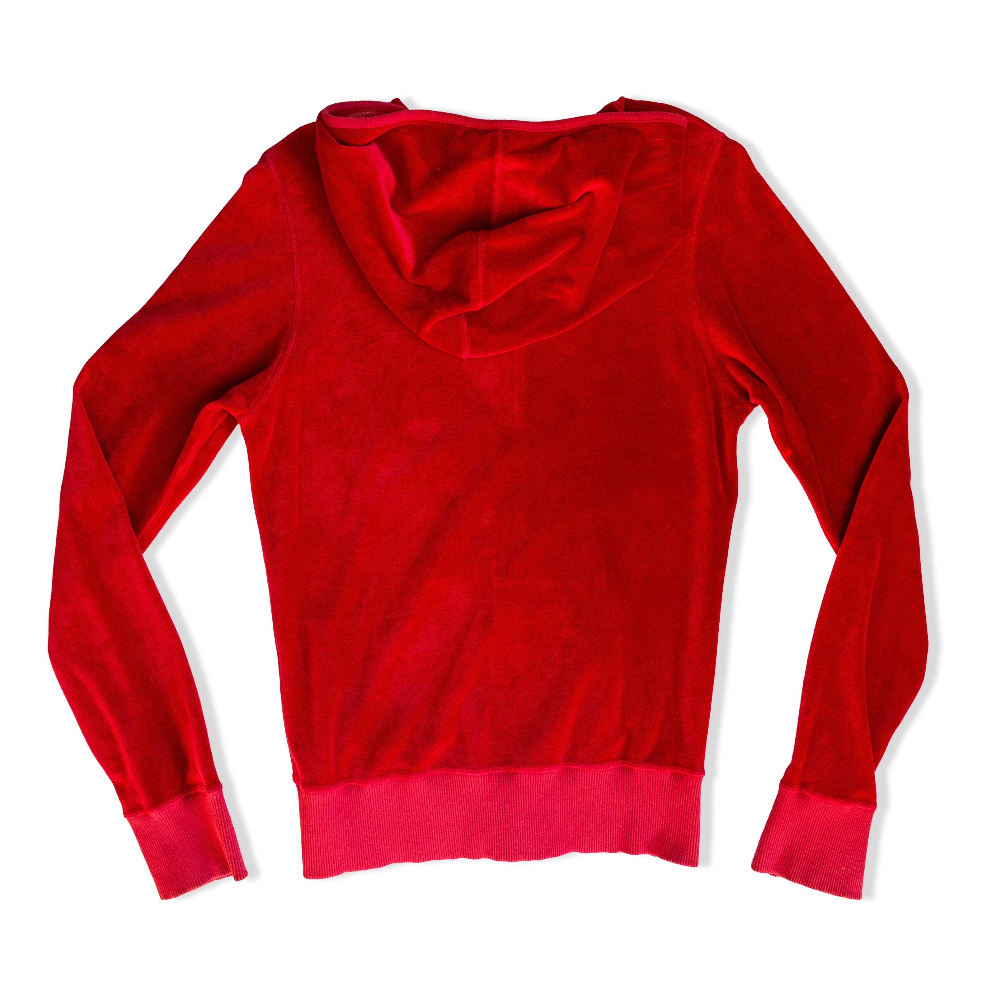 Vintage velour women's zip up (S/M)