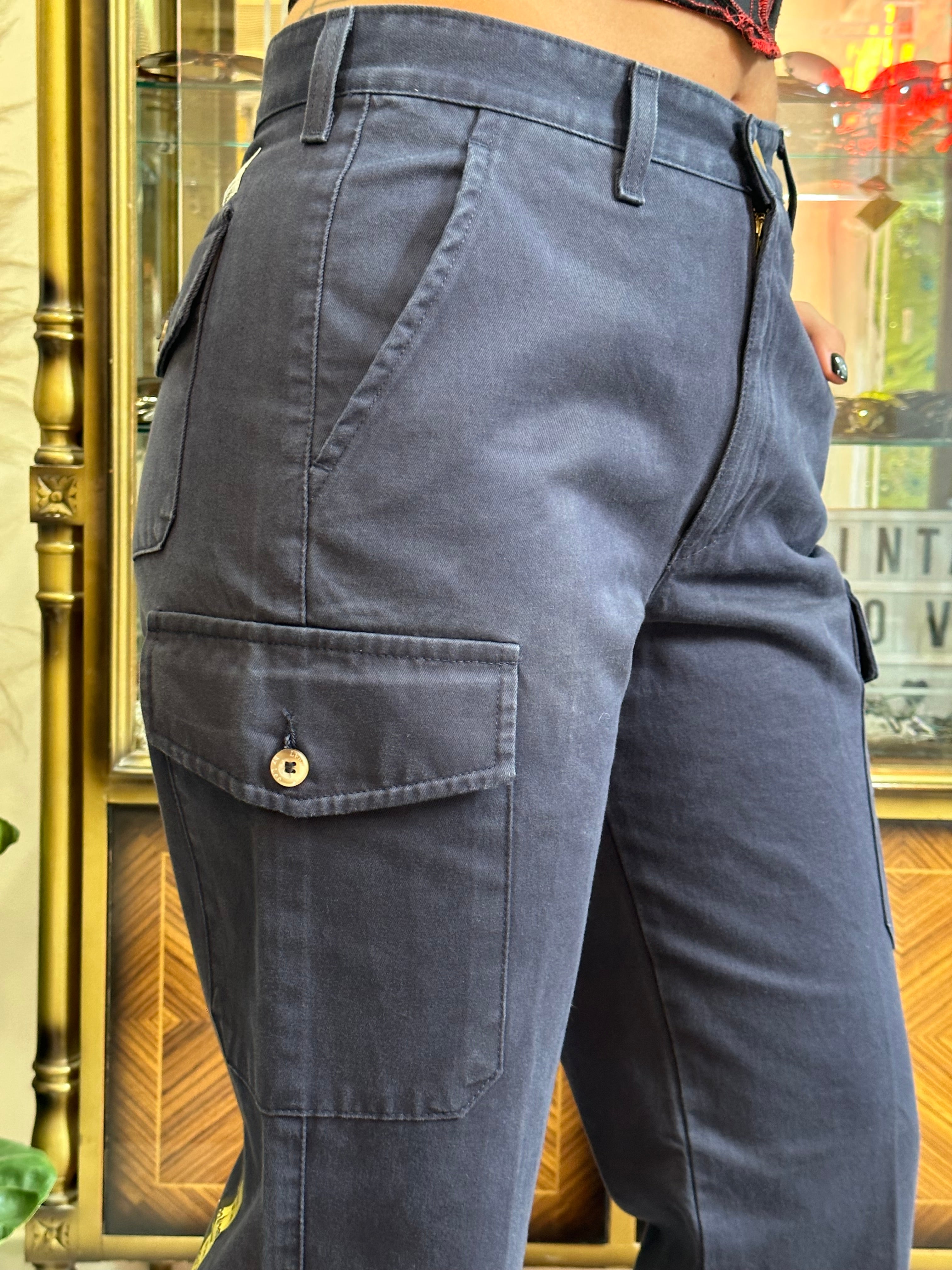 Deadstock Lee cargo slacks in dark blue