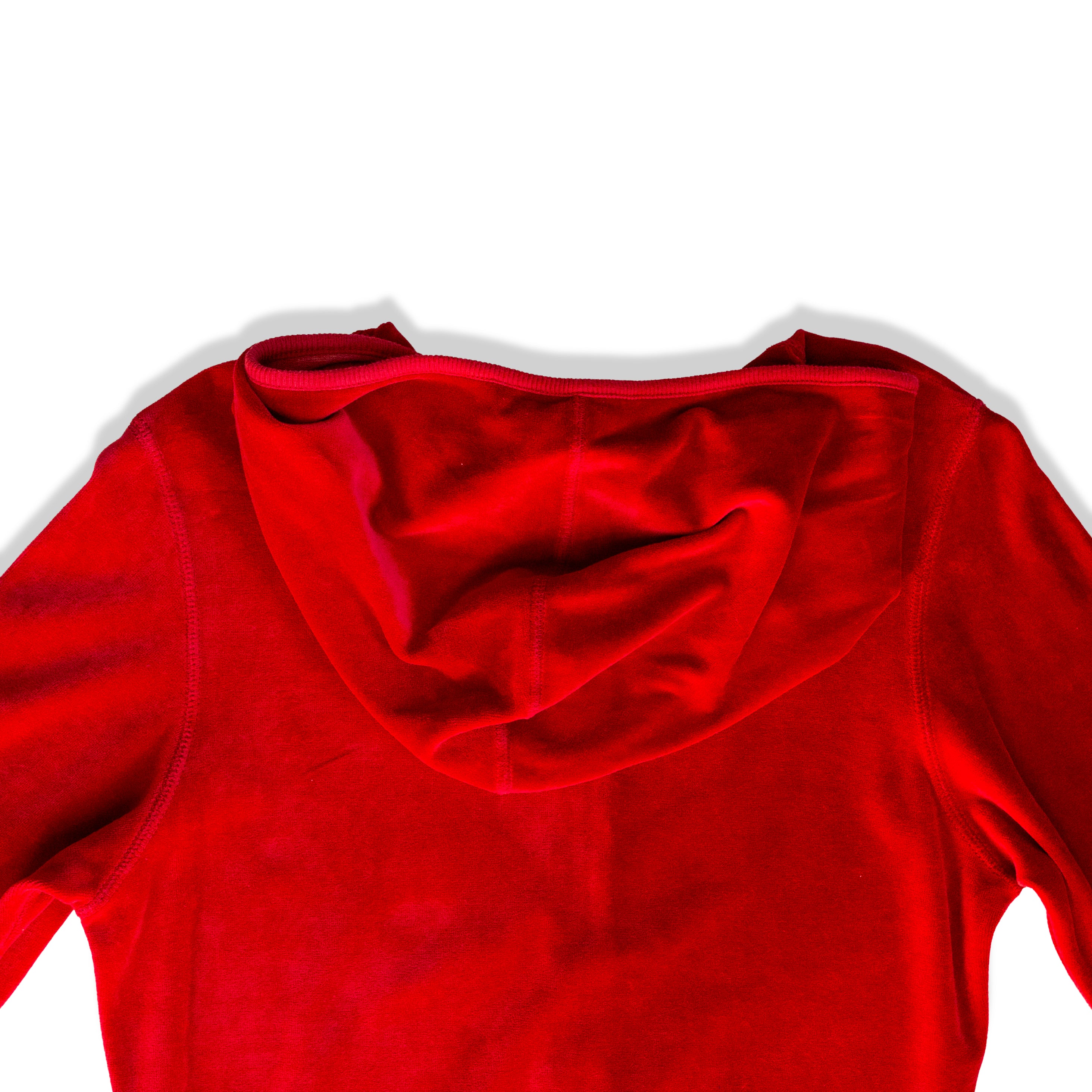 Vintage velour women's zip up (S/M)