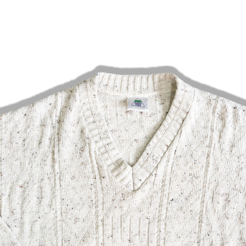 Cute Beige Essential Knit Top