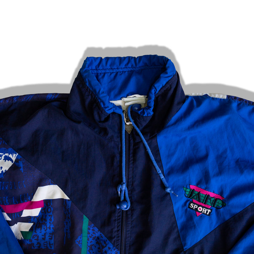 Vintage funky colorful windbreaker (L)