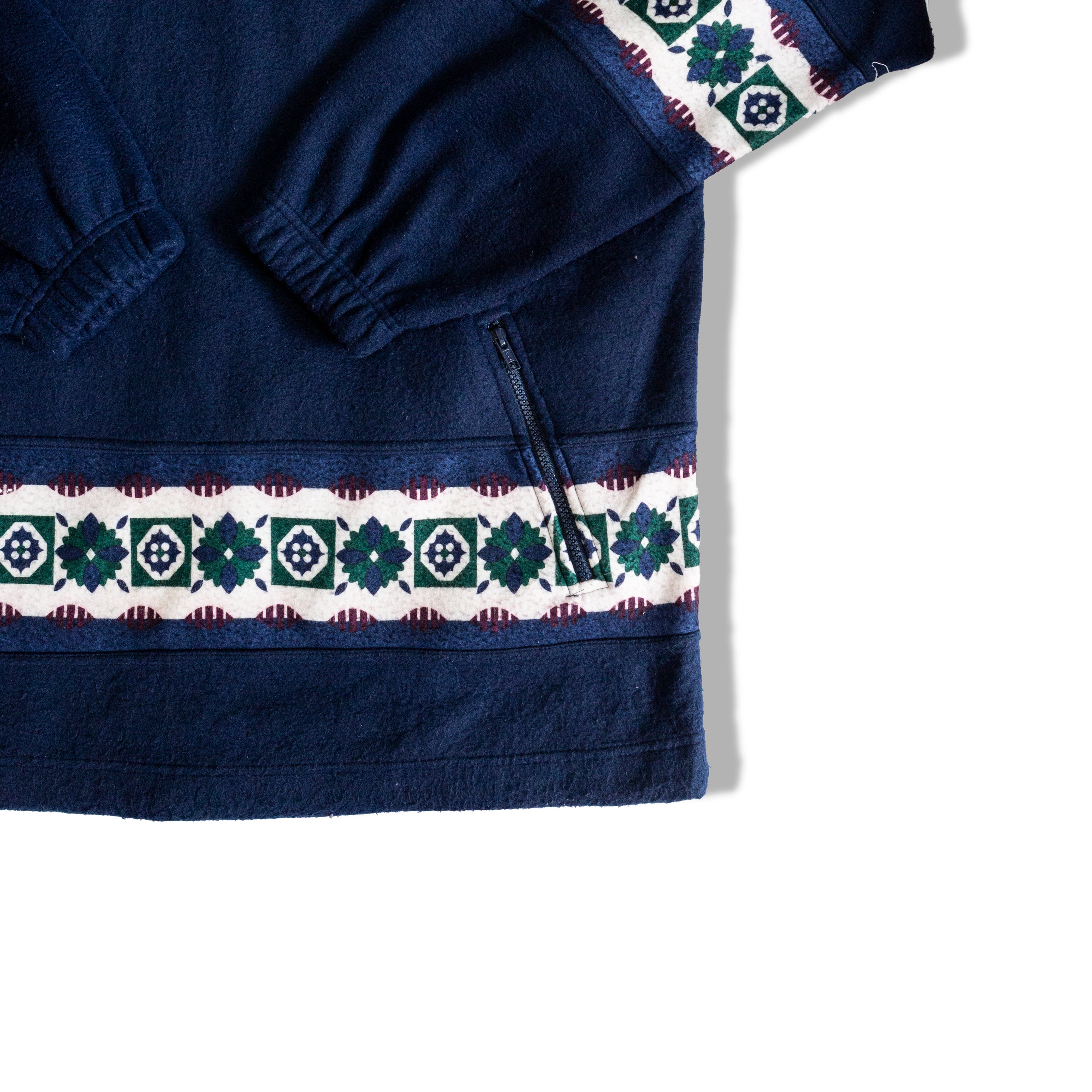 Vintage dark blue oversized fleece