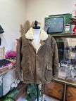 Vintage genuine leather Shearling jacket