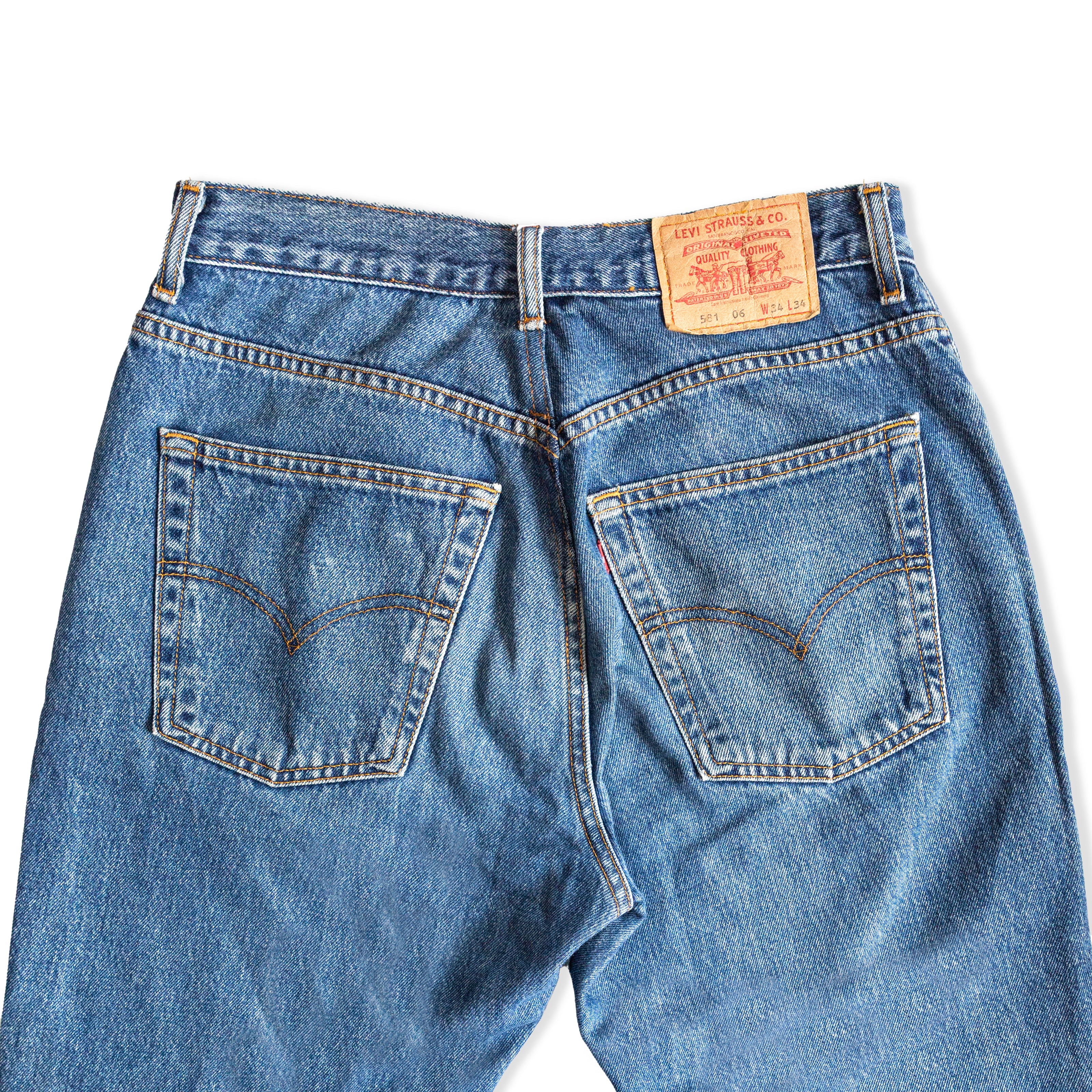 Levi's 581 06 high waisted jeans (W34)