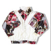 Super cool funky patterned windbreaker hoodie (M)