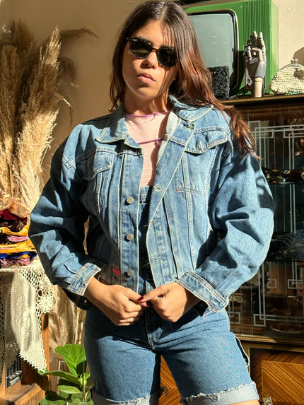 Vintage oversized denim jacket