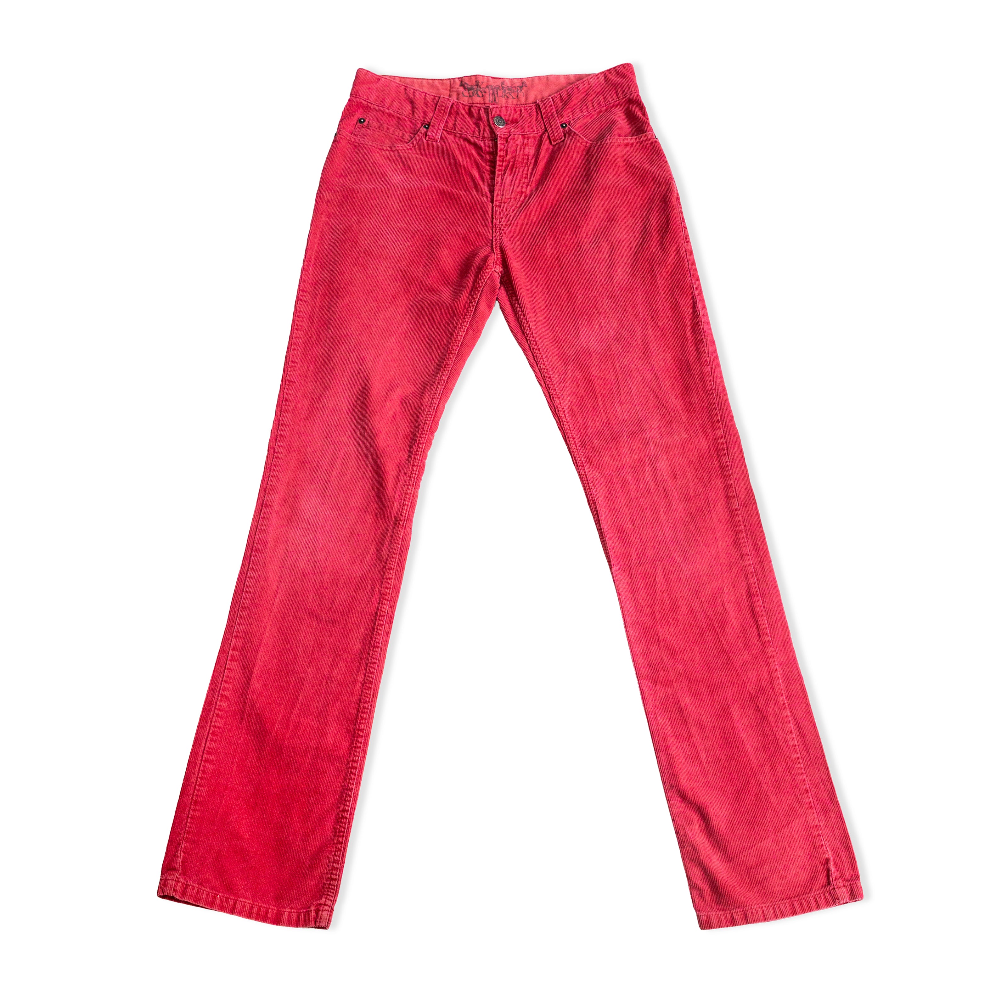 Levi's 511 low waisted red corduroy pants (W33)