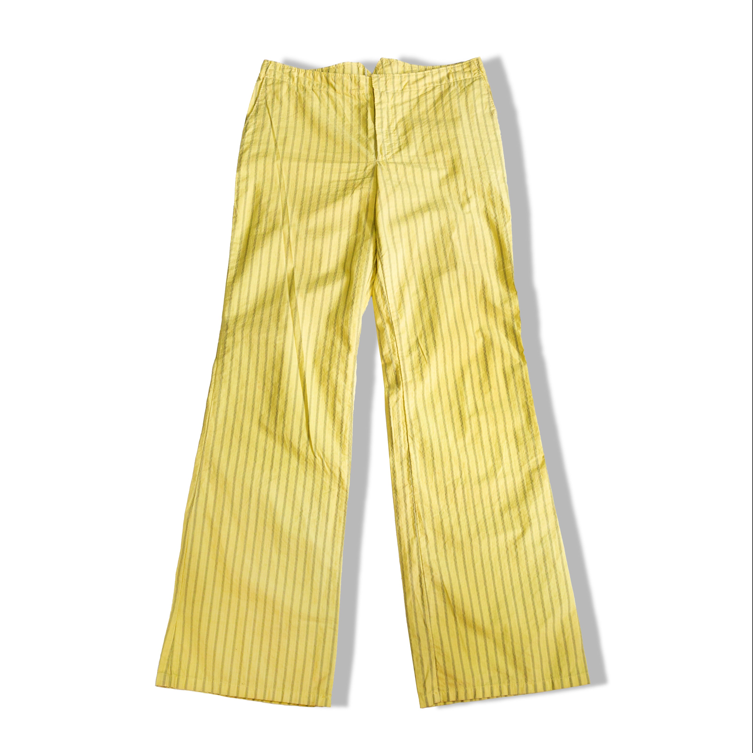 Super hot STEFANEL low waisted striped flare pants