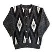 Vintage funky knit cardigan (L)