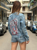 Hand painted Lee denim jacket