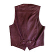 Men’s Burgundy Jacquard Formal Waistcoat (L)
