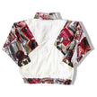Super cool funky patterned windbreaker hoodie (M)