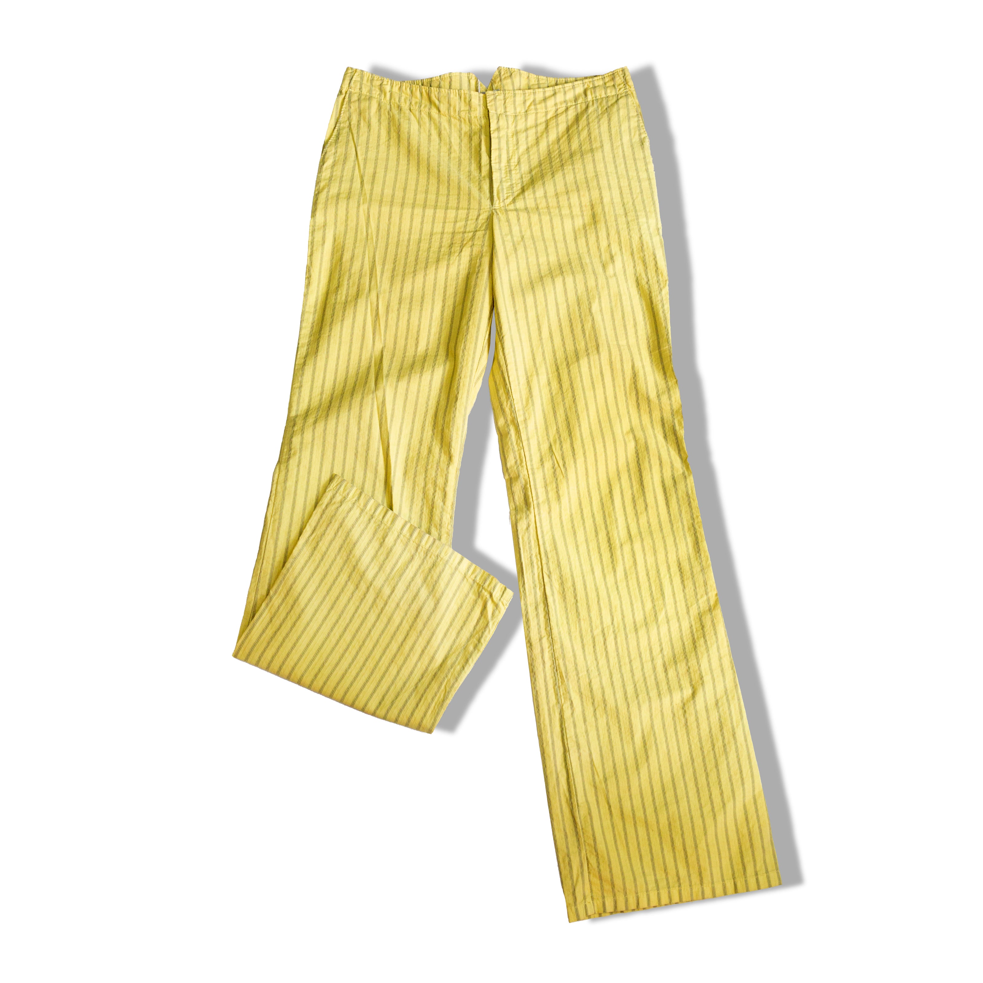 Super hot STEFANEL low waisted striped flare pants