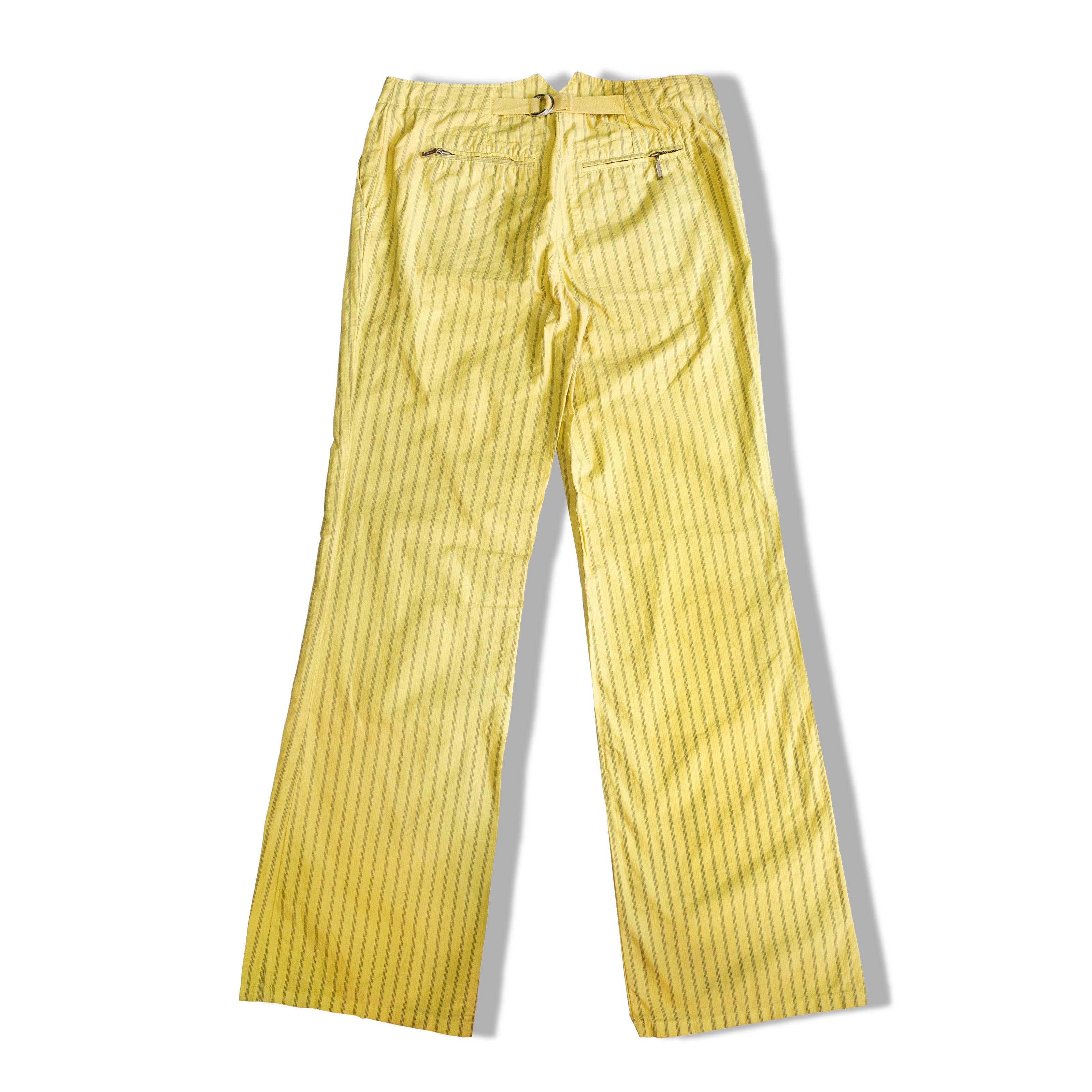 Super hot STEFANEL low waisted striped flare pants