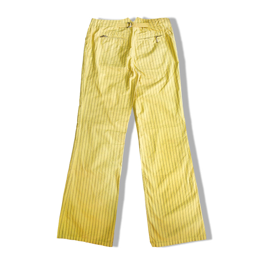 Super hot STEFANEL low waisted striped flare pants