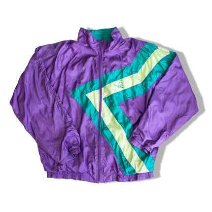 Vintage funky colorful windbreaker (M)