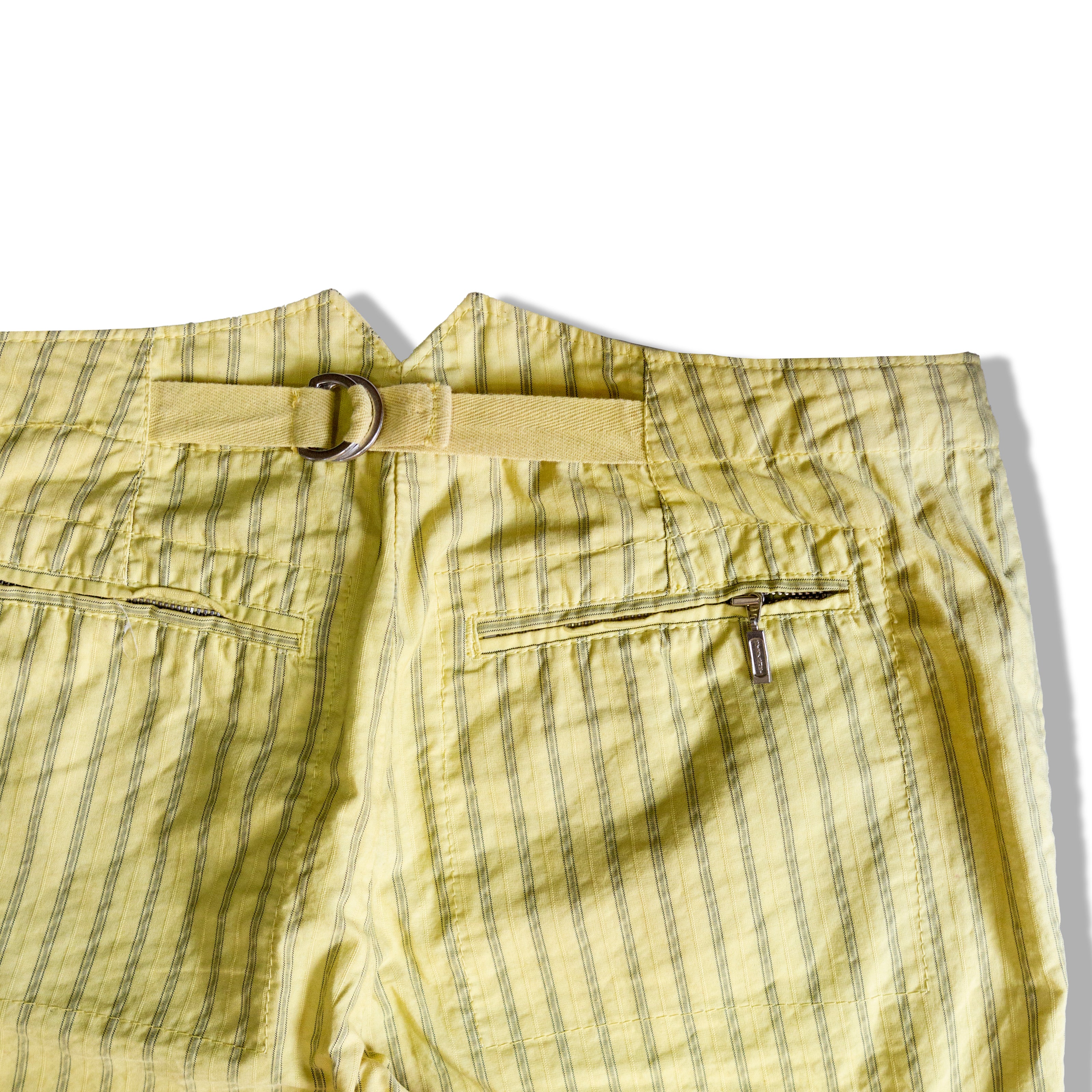 Super hot STEFANEL low waisted striped flare pants