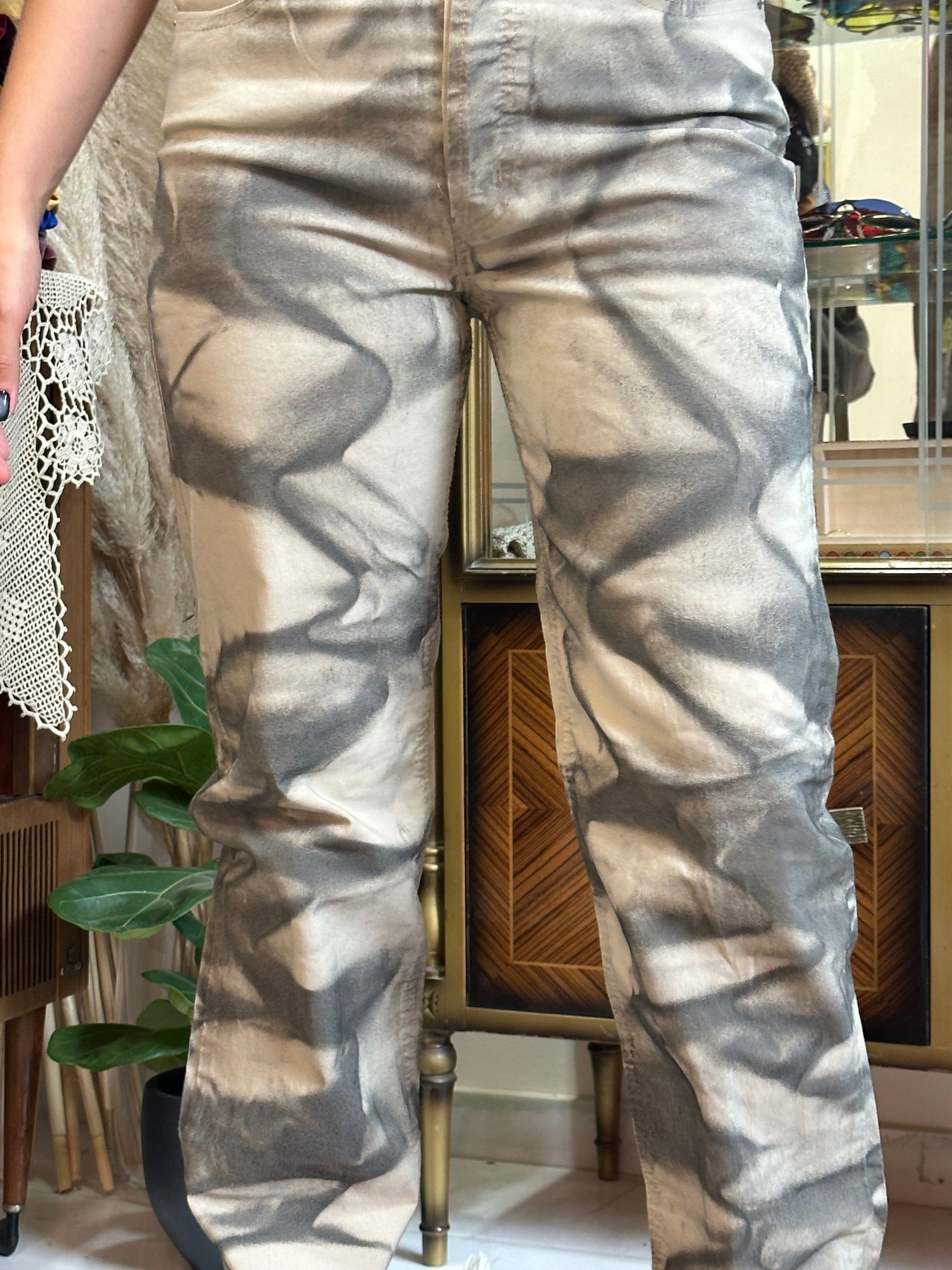 Spray painted Deadstock Recover pants