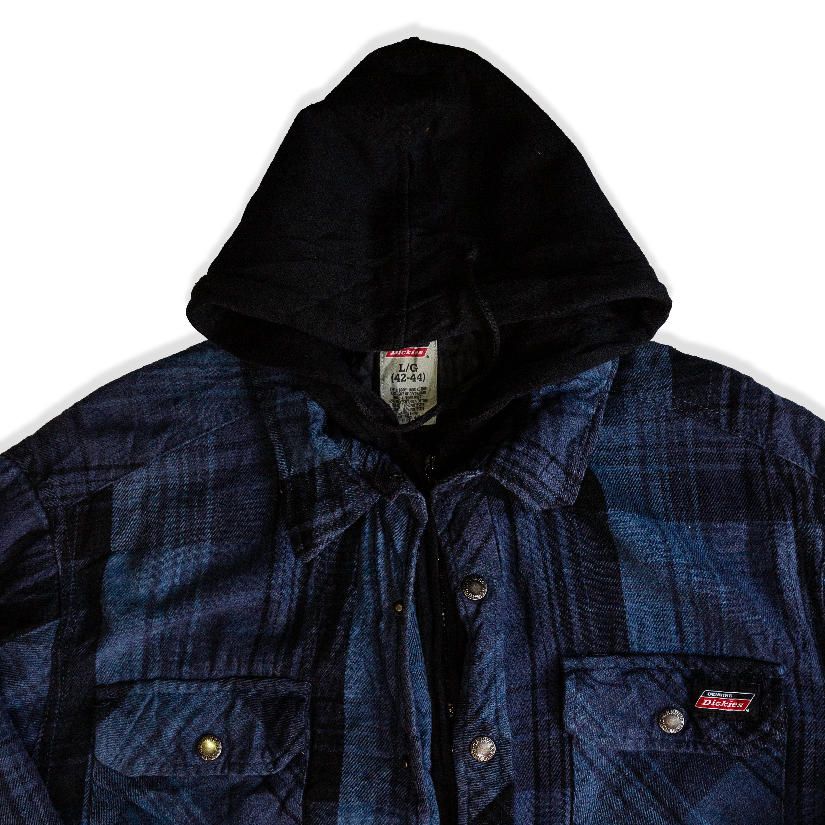Dickies Flannel hooded jacket (L)