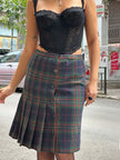 Super hot vintage plaid skirt