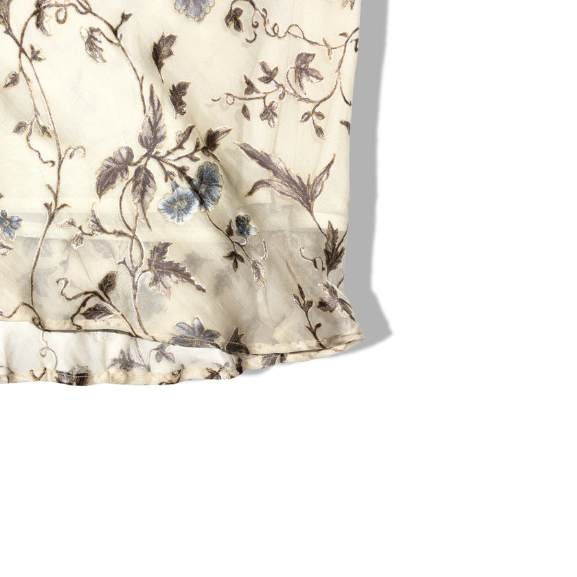 Fairy inspired dress made of silk and viscose)