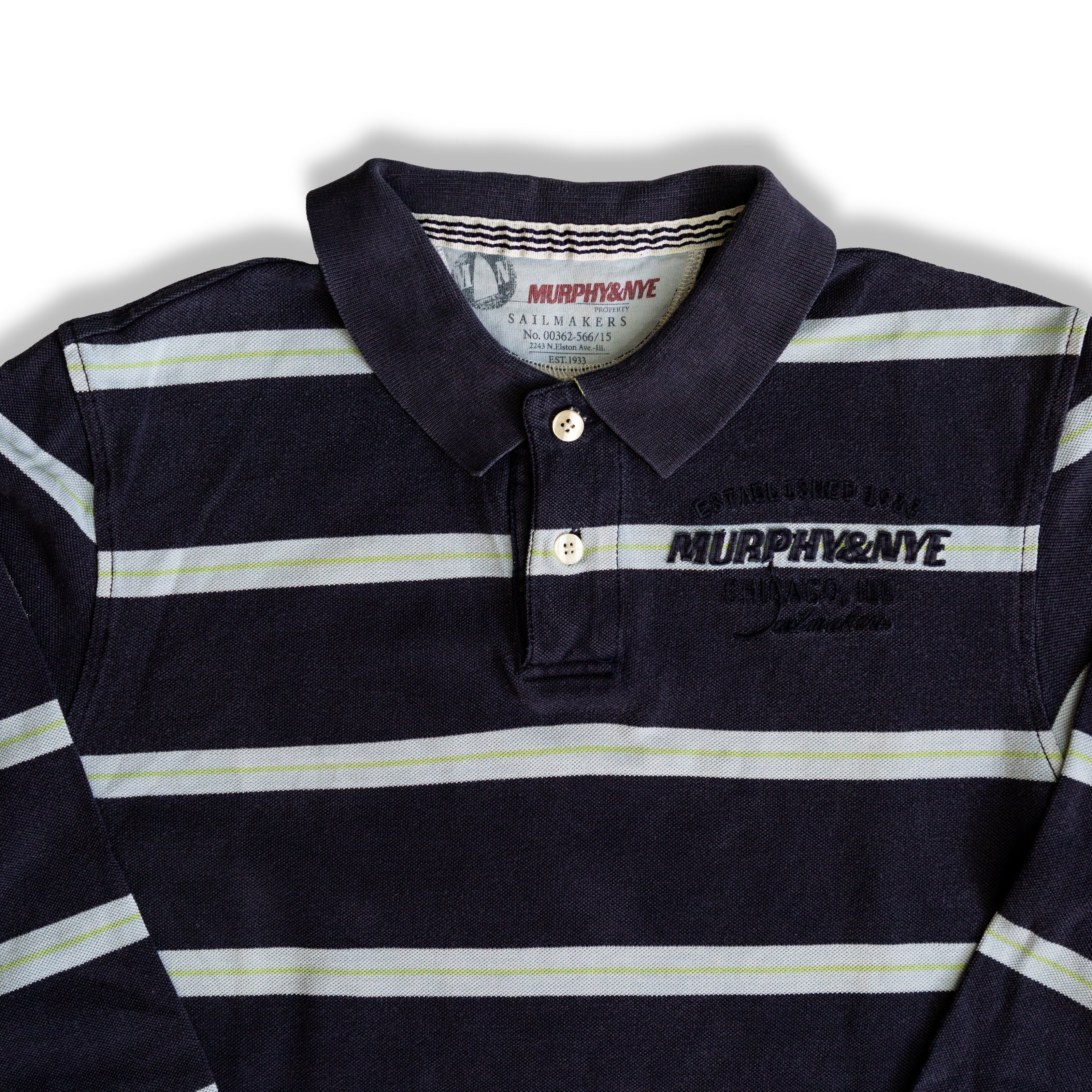 Men's longsleeve polo top
