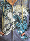 Christian Audigier stunning zip up panther hoodie