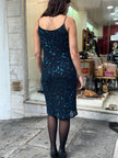 Stunning vintage dress with sequins & beads