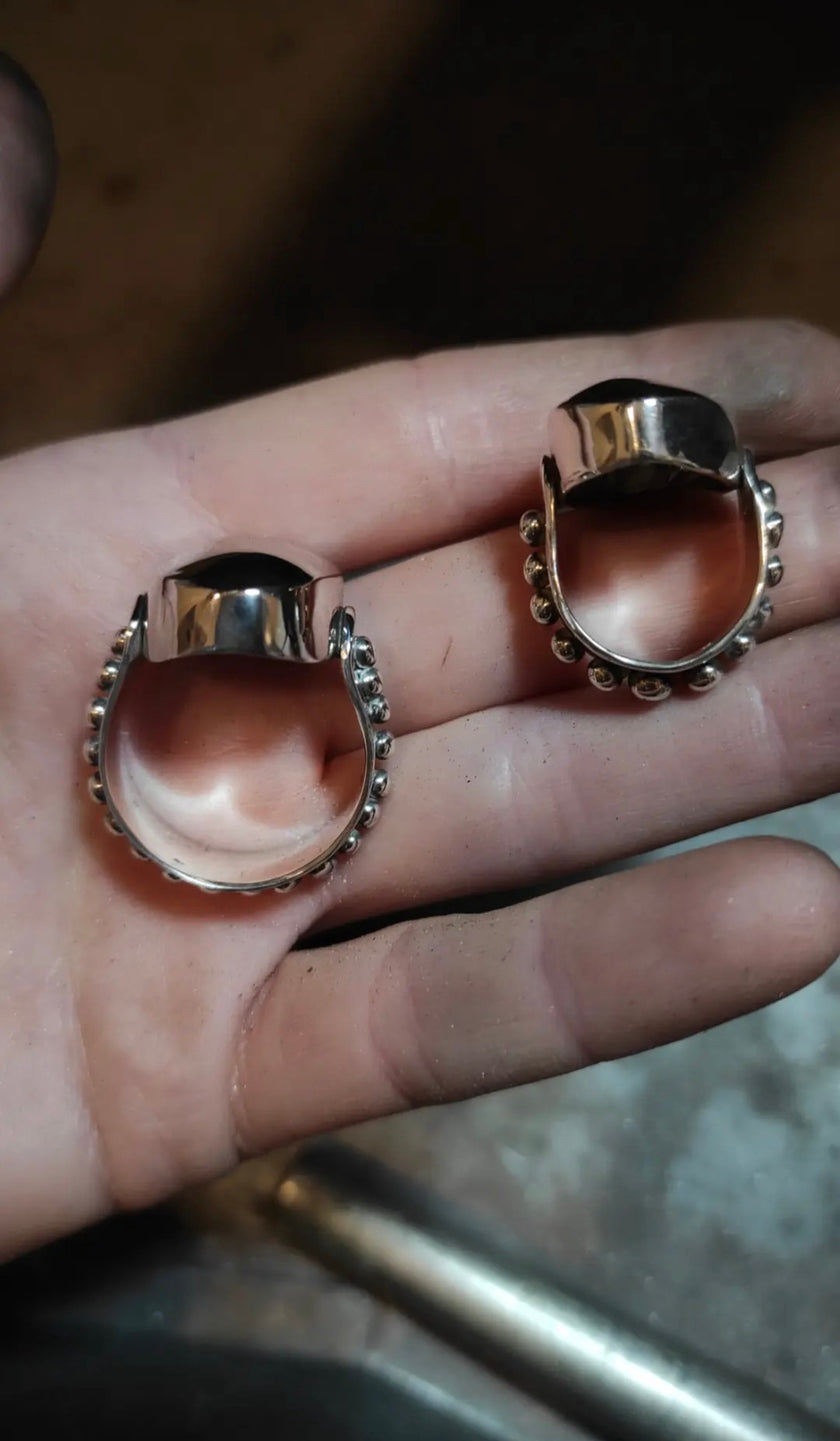 Scarabaeus silver 925 handmade ring