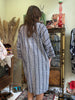 Vintage cotton patterned yukata robe