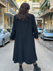 Vintage black wool coat