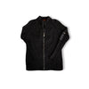 Gaudi Men's dark grey knit zip up (L)