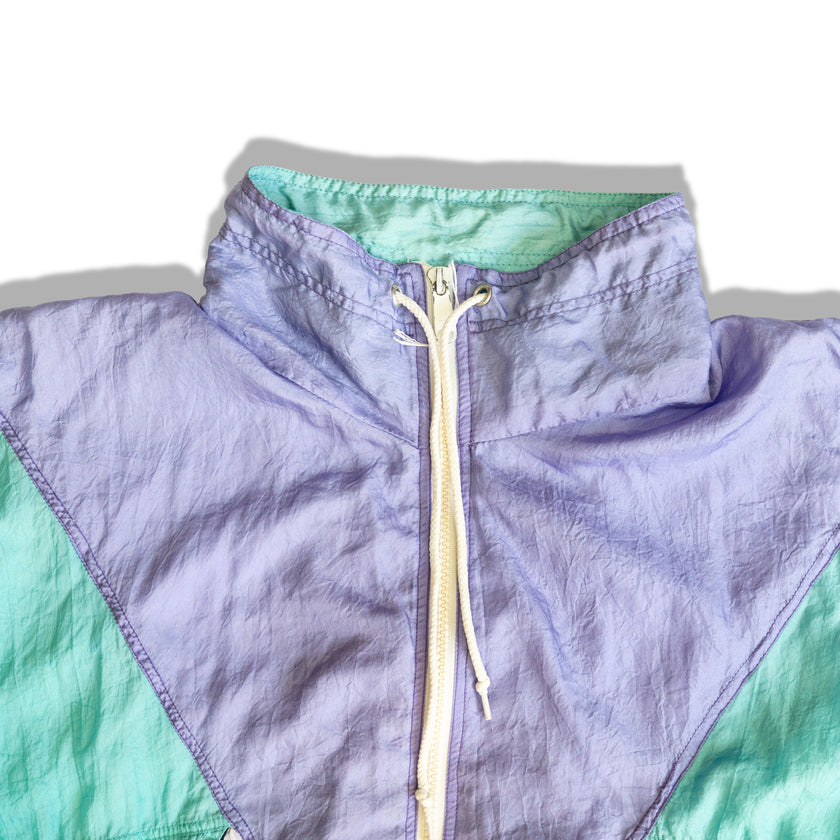 Vintage funky coloured windbreaker (XL)