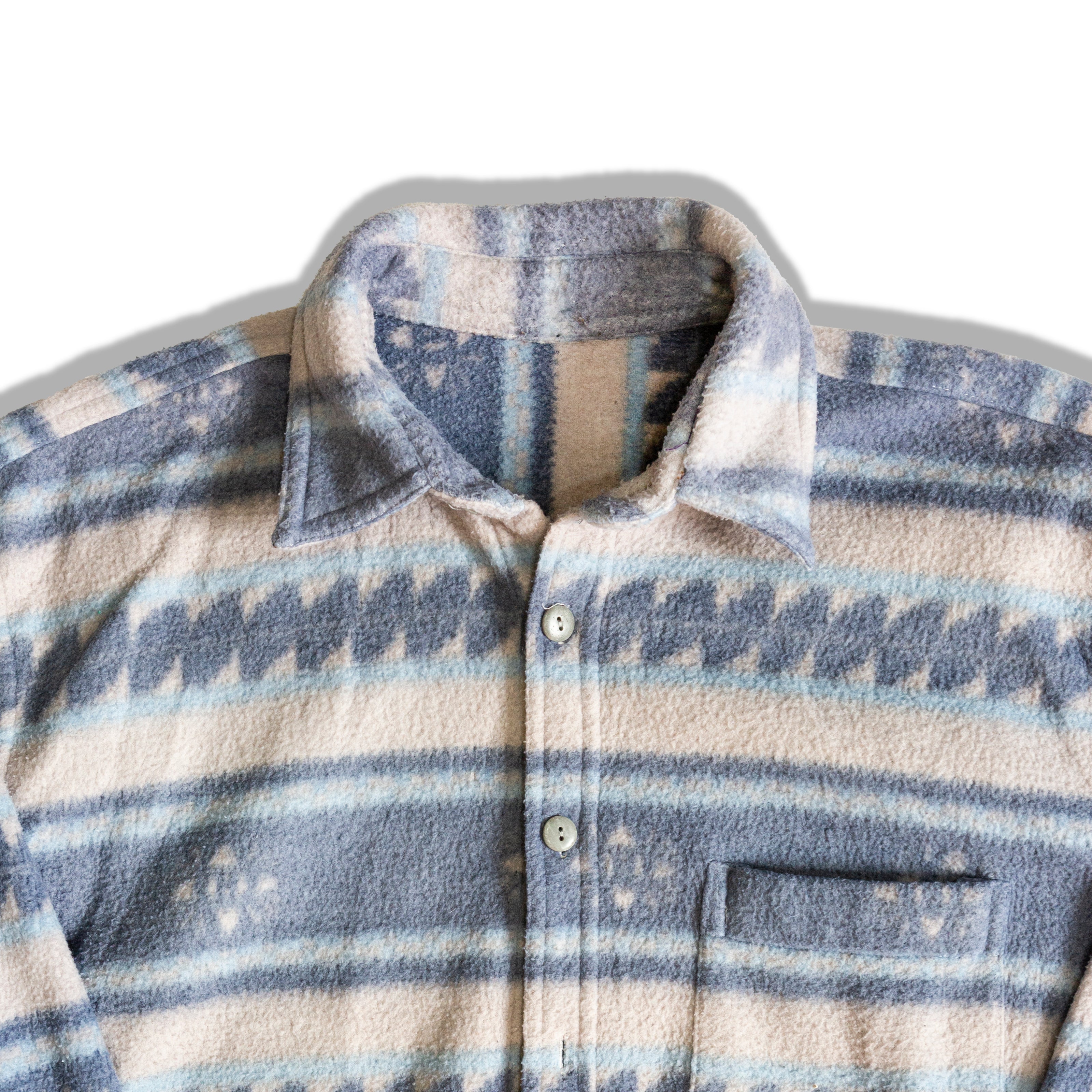 Cute fleece shirt with patterns