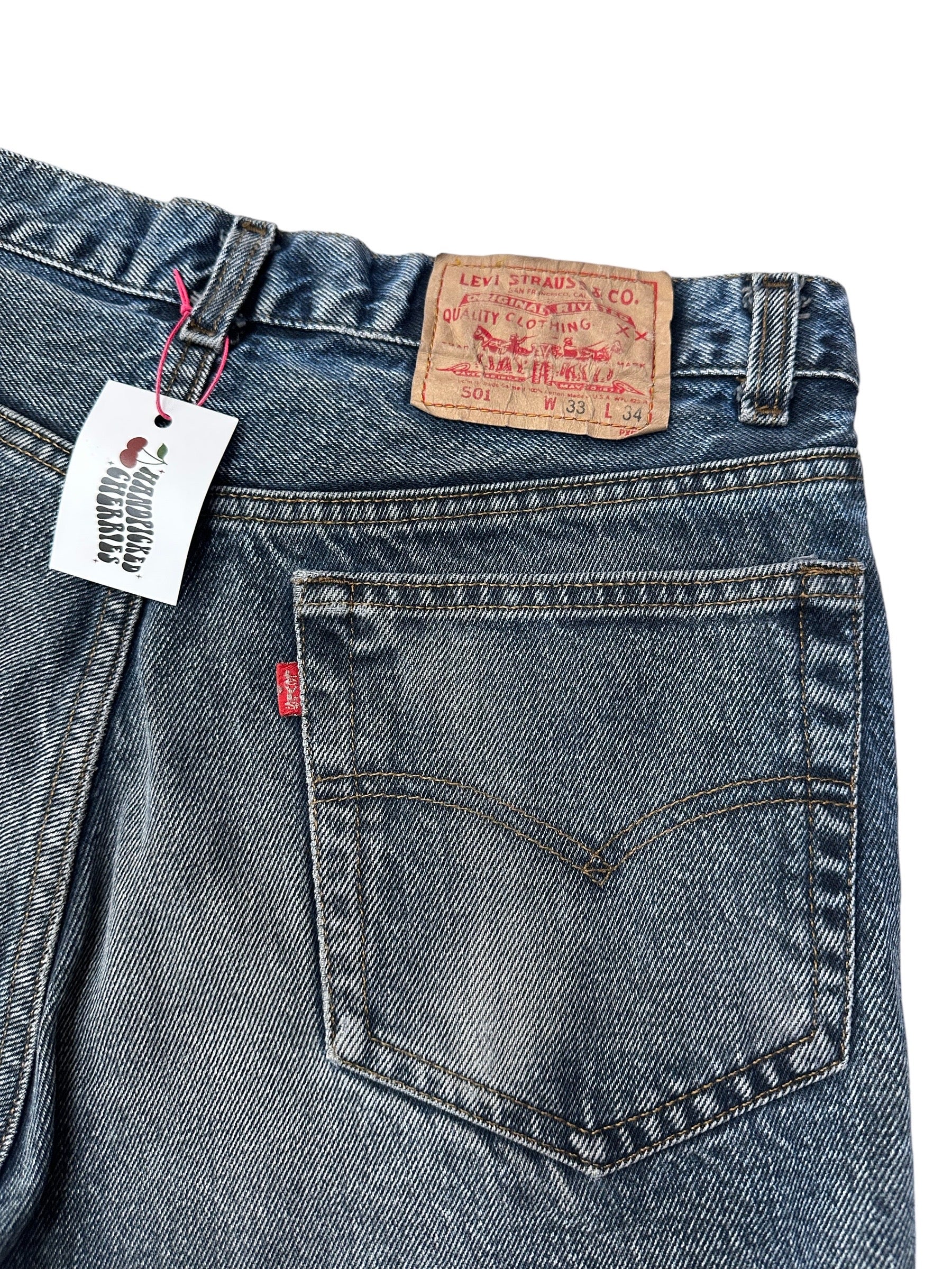 Levi’s 501 denim Bermuda shorts (W33)