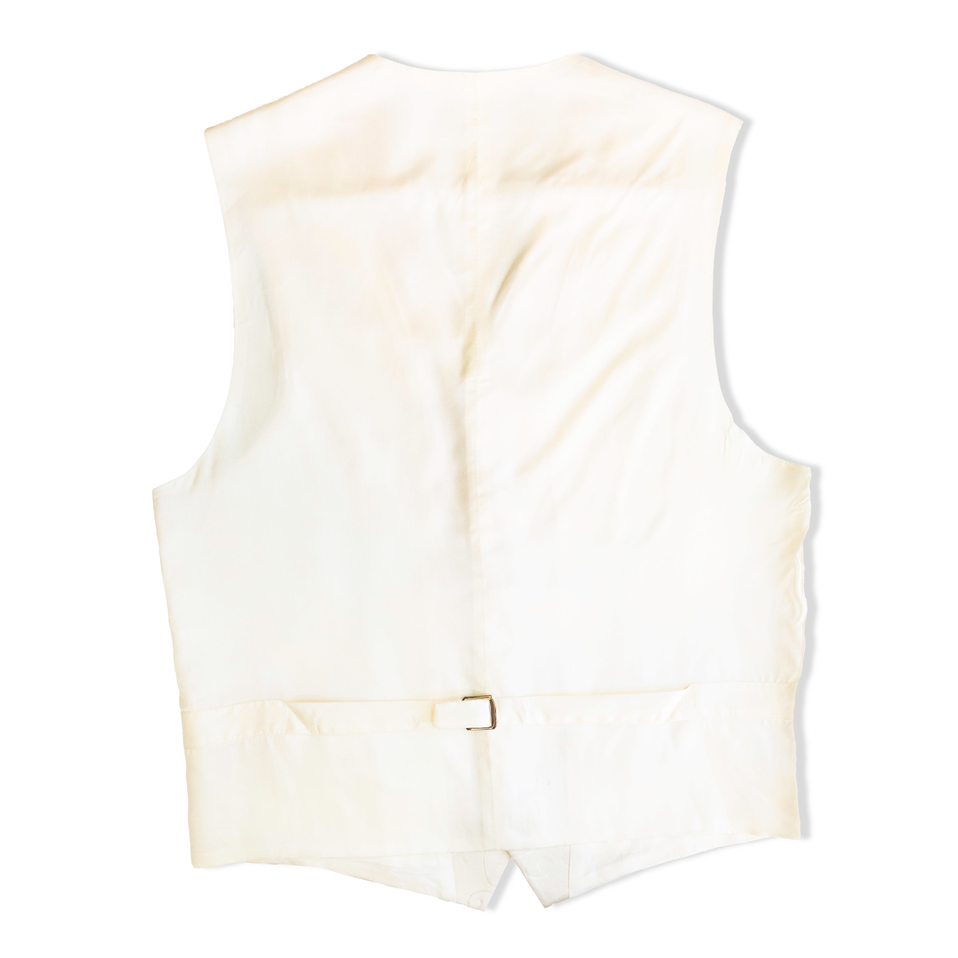 Vintage men’s jacquard silk vest (M)