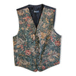 Vintage men’s floral tapestry waistcoat vest (M)
