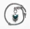 Kosmirah Cyber Devil Heart necklace