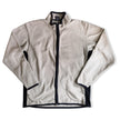 NIKE beige lifgt fleece zip up jacket (L)