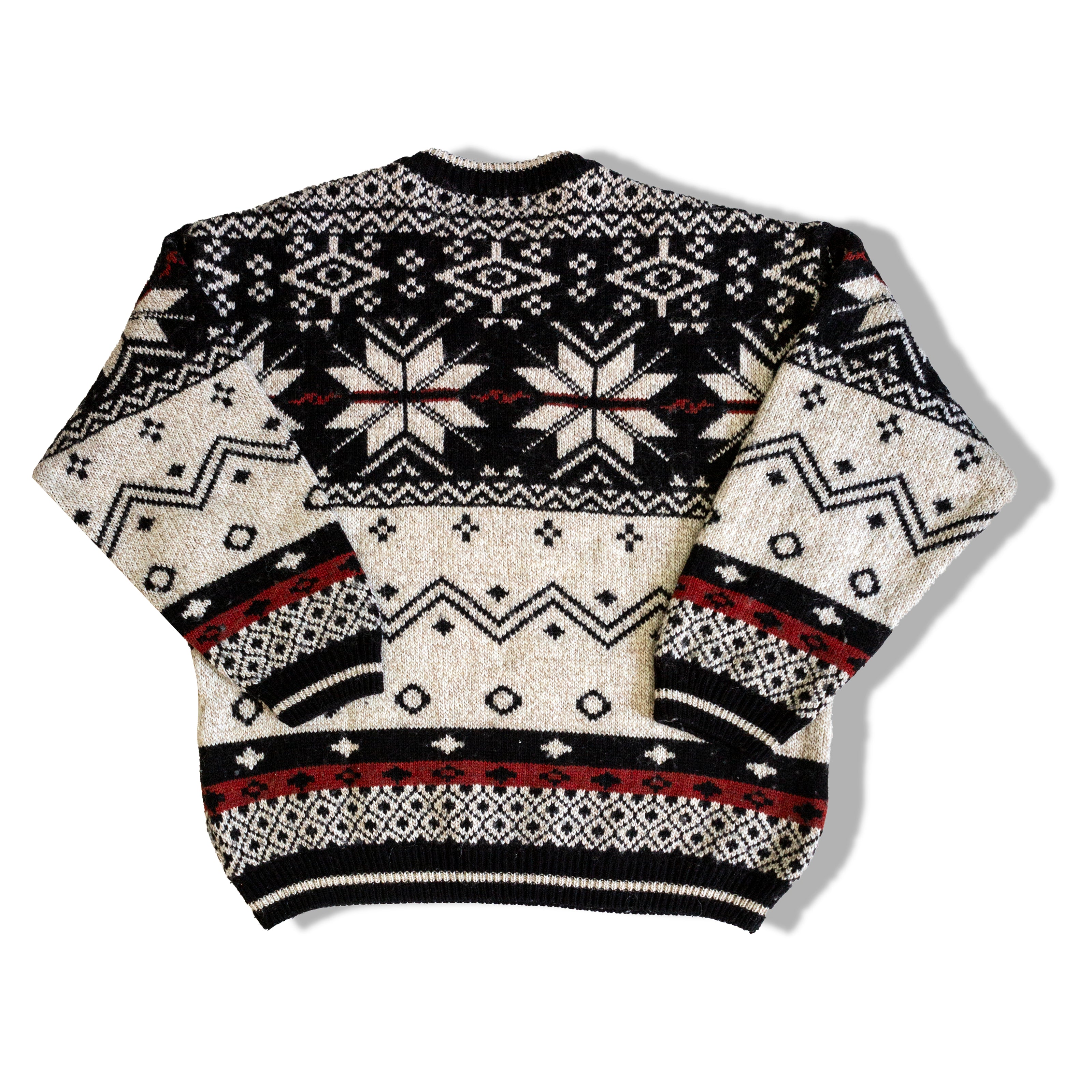 Stunning Vintage funky patterned sweater (L/XL)