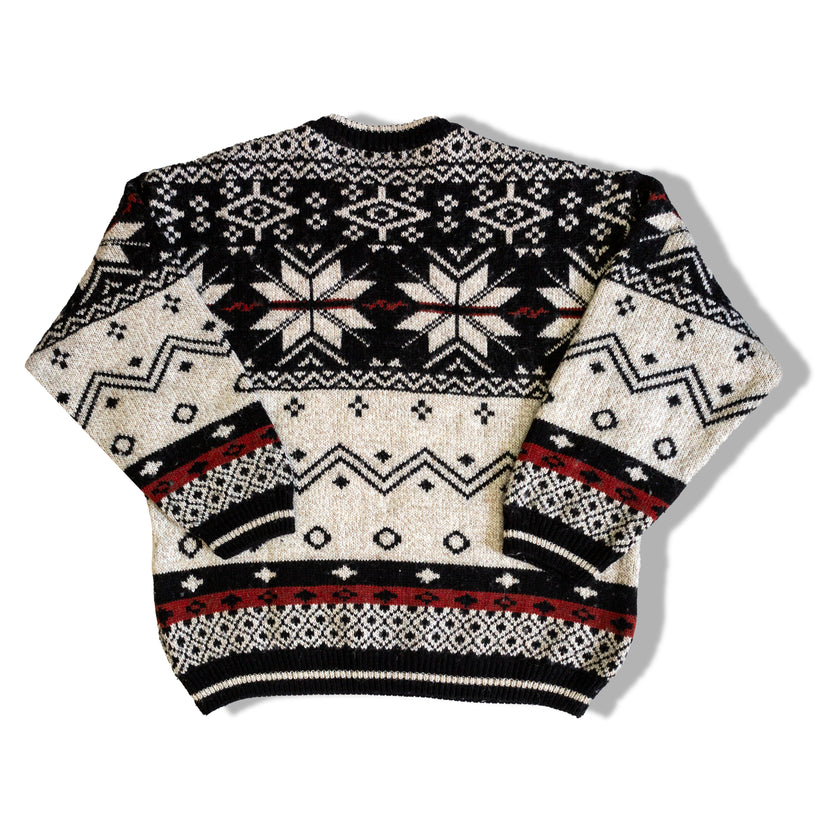 Stunning Vintage funky patterned sweater (L/XL)