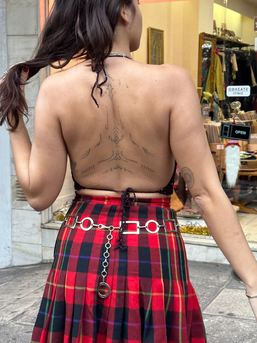 Stunning handmade crochet “Roxanne” top