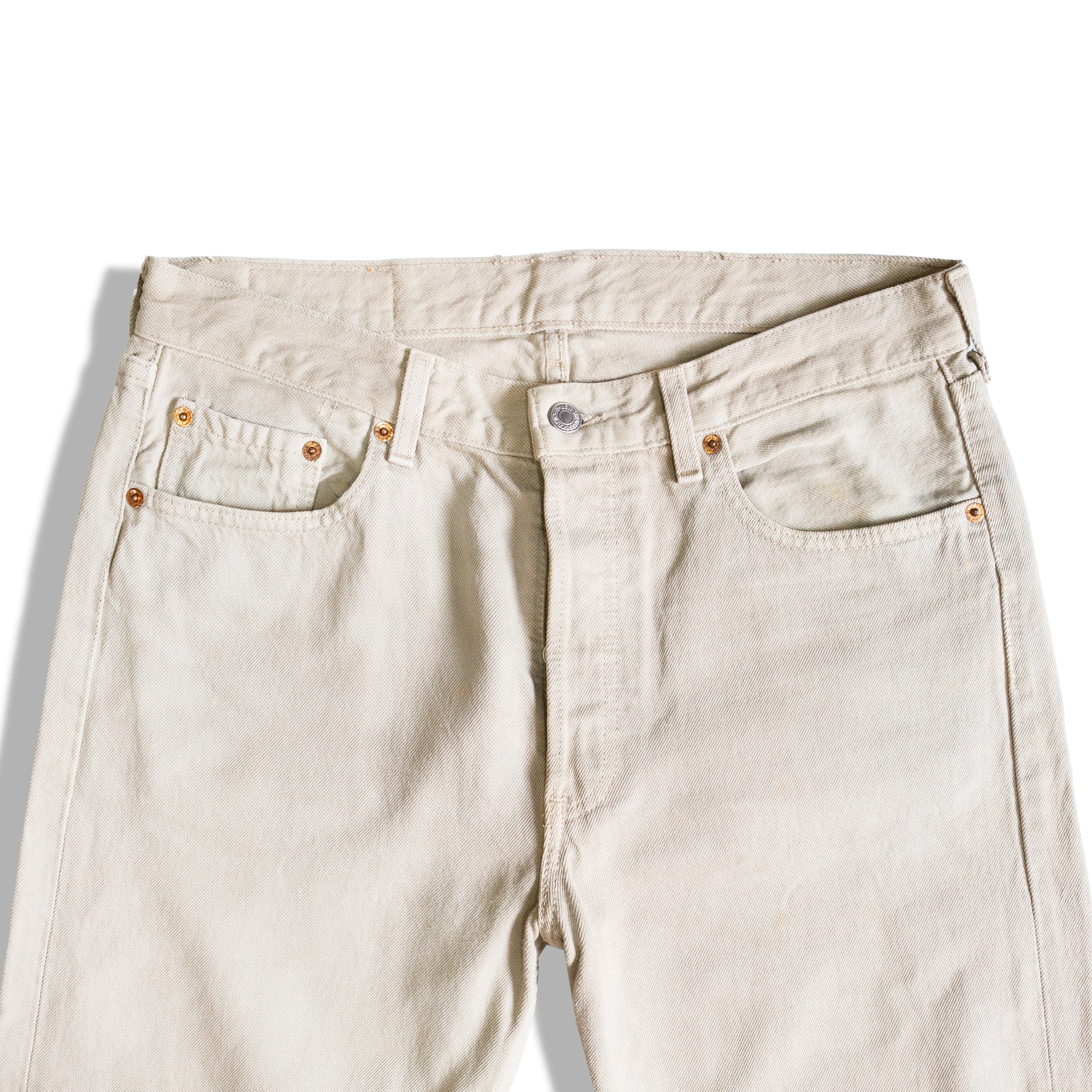 Levis 501 beige jeans (W33)