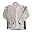 NIKE beige lifgt fleece zip up jacket (L)