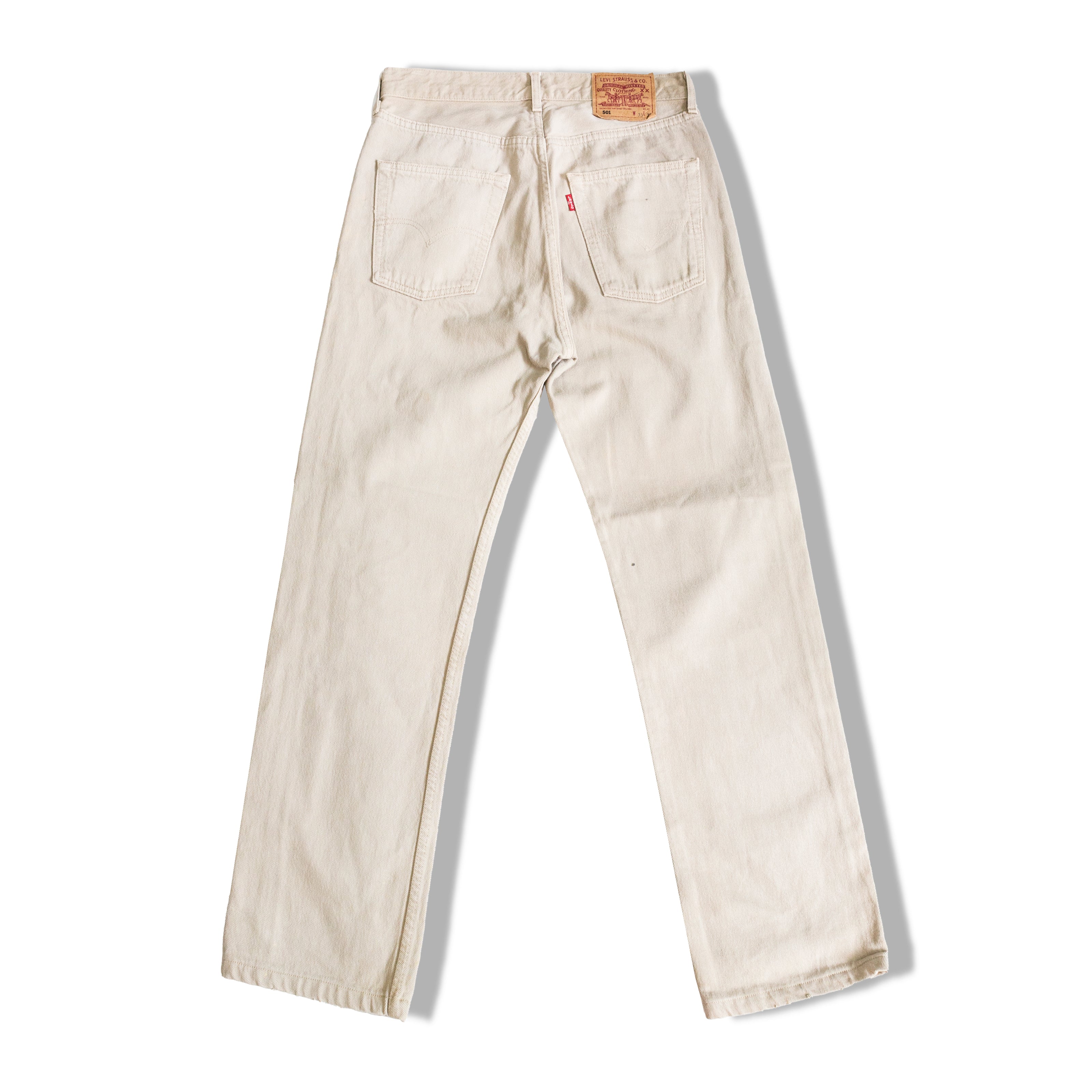 Levis 501 beige jeans (W33)