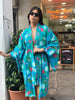 Vintage patterned yukata robe