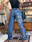 Americanino baggy hand painted jeans